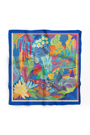 D scarf RENKLERİN BAHÇESİ FULAR BANDANA