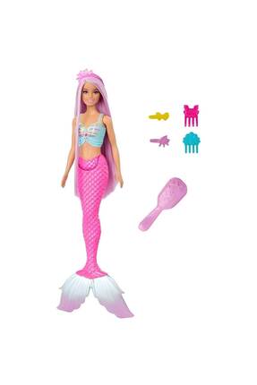 Barbie Dreamtopia Uzun Saçlı Bebekler GTF37 - Pembe Saçlı Denizkızı