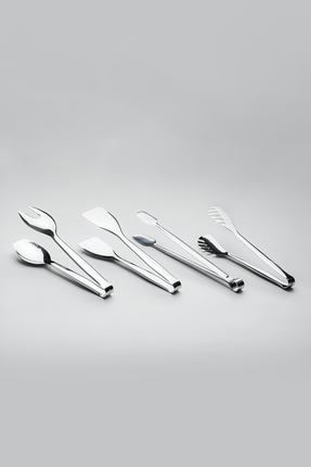 Nehir 4 Parça Paslanmaz Çelik Maşa Takımı