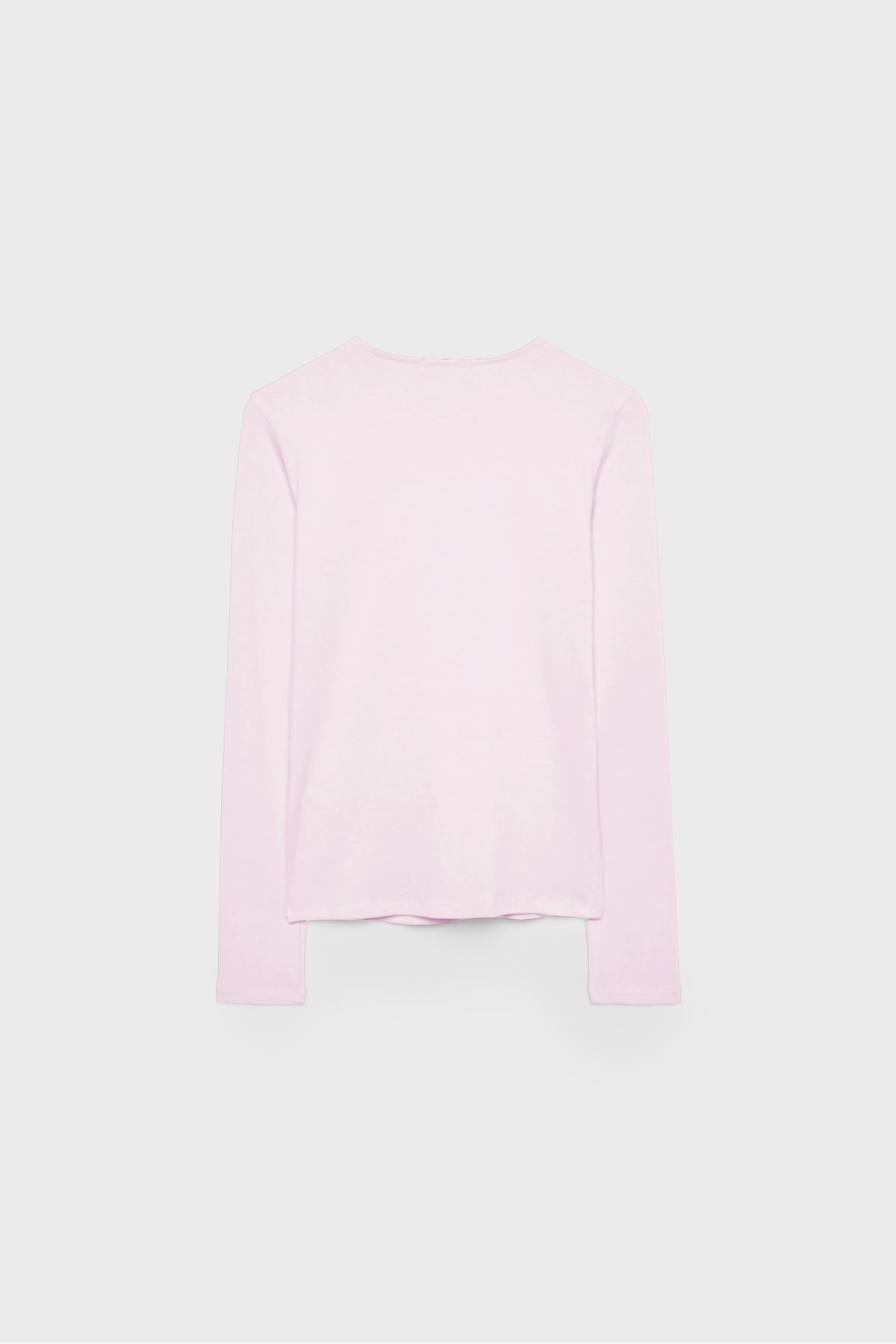 Stradivarius  Basic uzun kollu tişört - Görsel 7