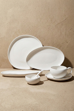 Perotti Roma 33 Parça 6 Kişilik Porselen Kahvaltı Takımı