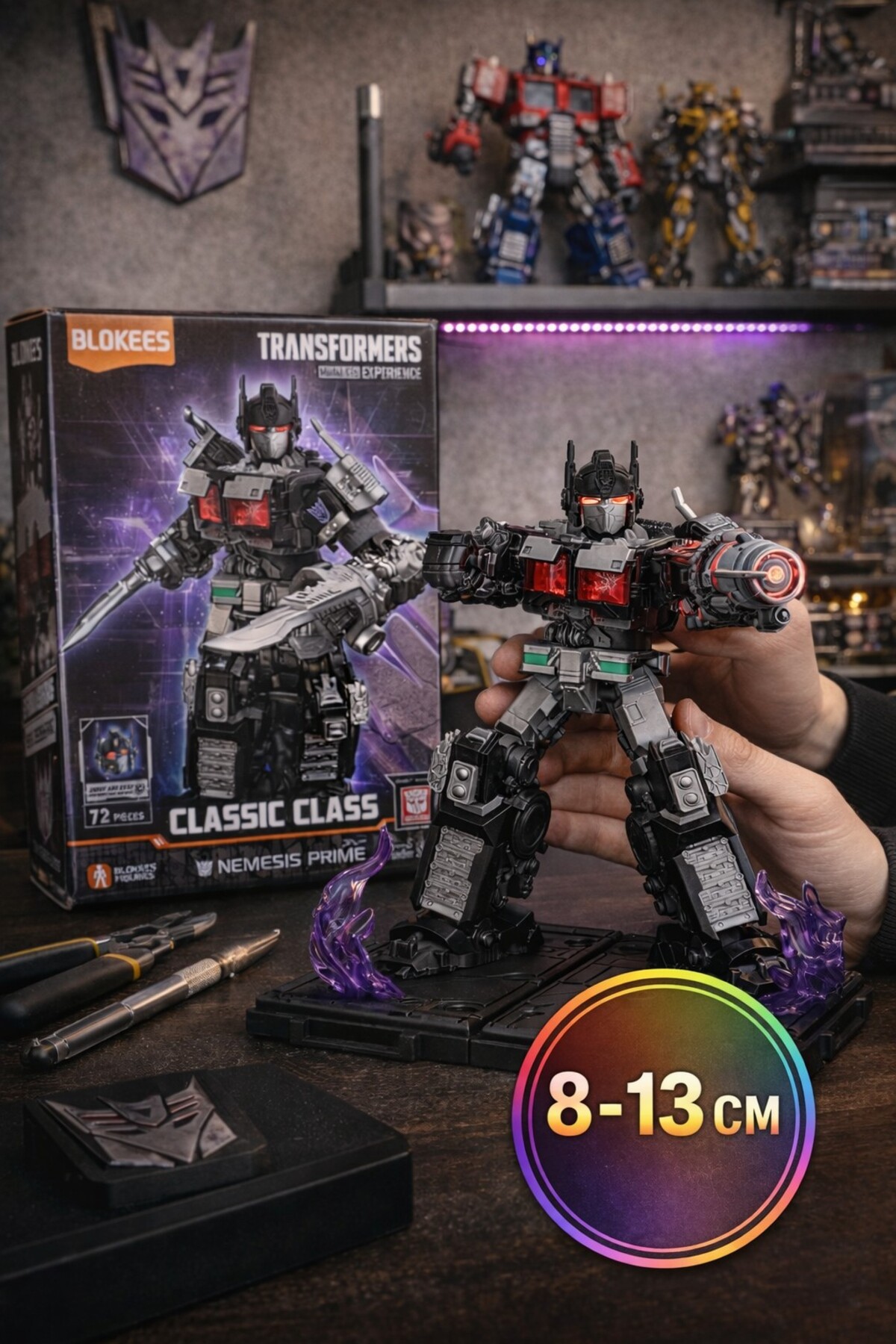 TOYFEST Blokees Transformers Nemesis Prime 20 Hareketli Eklem