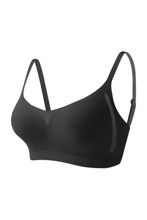 papatya lingerie 350180 Lazer Kesim Ortası Tüllü Pedli Dikişsiz Konforlu Sütyen