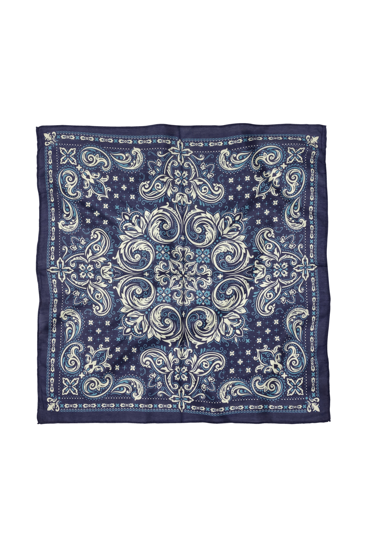 Cotton Polyester Ethnic Patterned Scarf / Bandana 60x60cm