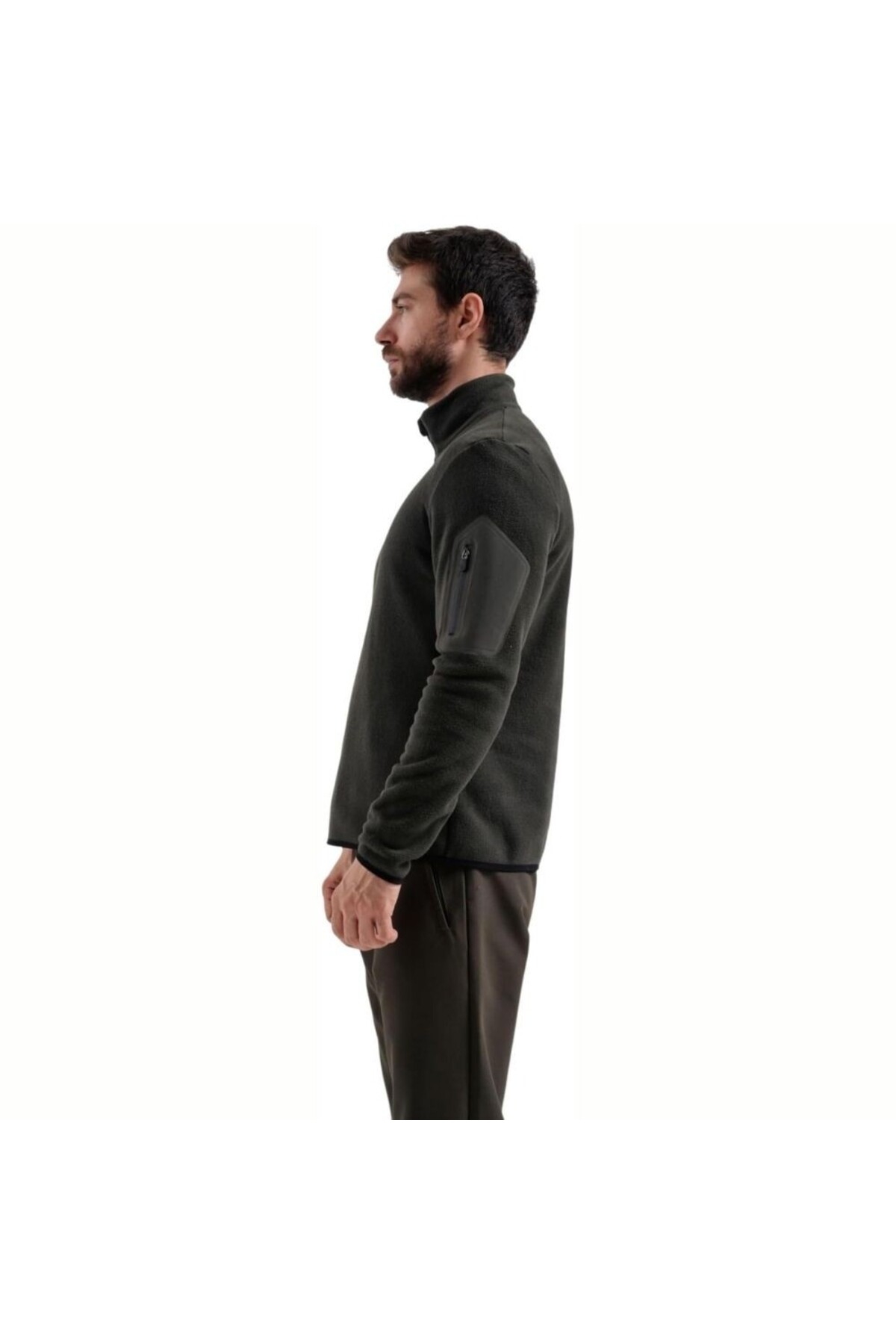 کاپشن پشمی نیم زیپ مردانه ۲۳۱۲۰۰۲ - خاکی — خاکی TYC00644753838 — تصویر 6 از 6