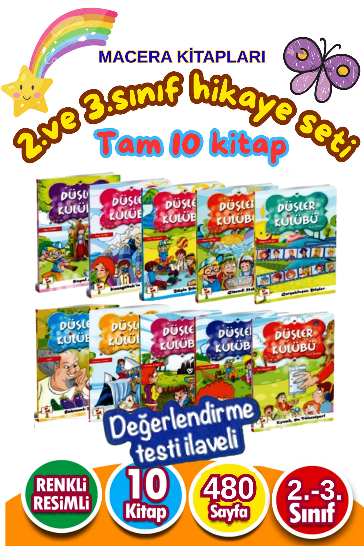 GÖNÜL YAYINCILIK 2.ve 3.sınıflar Için Okumayı Sevdiren Macera Seven Çocuklar Için Hikaye Kitabı Seti fotoğrafı 4 (önizleme)