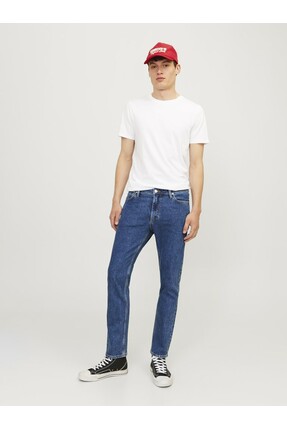 Jack & Jones Jjıclark Jjevan Am 495 Mavi Erkek Jean Pantolon 12253073