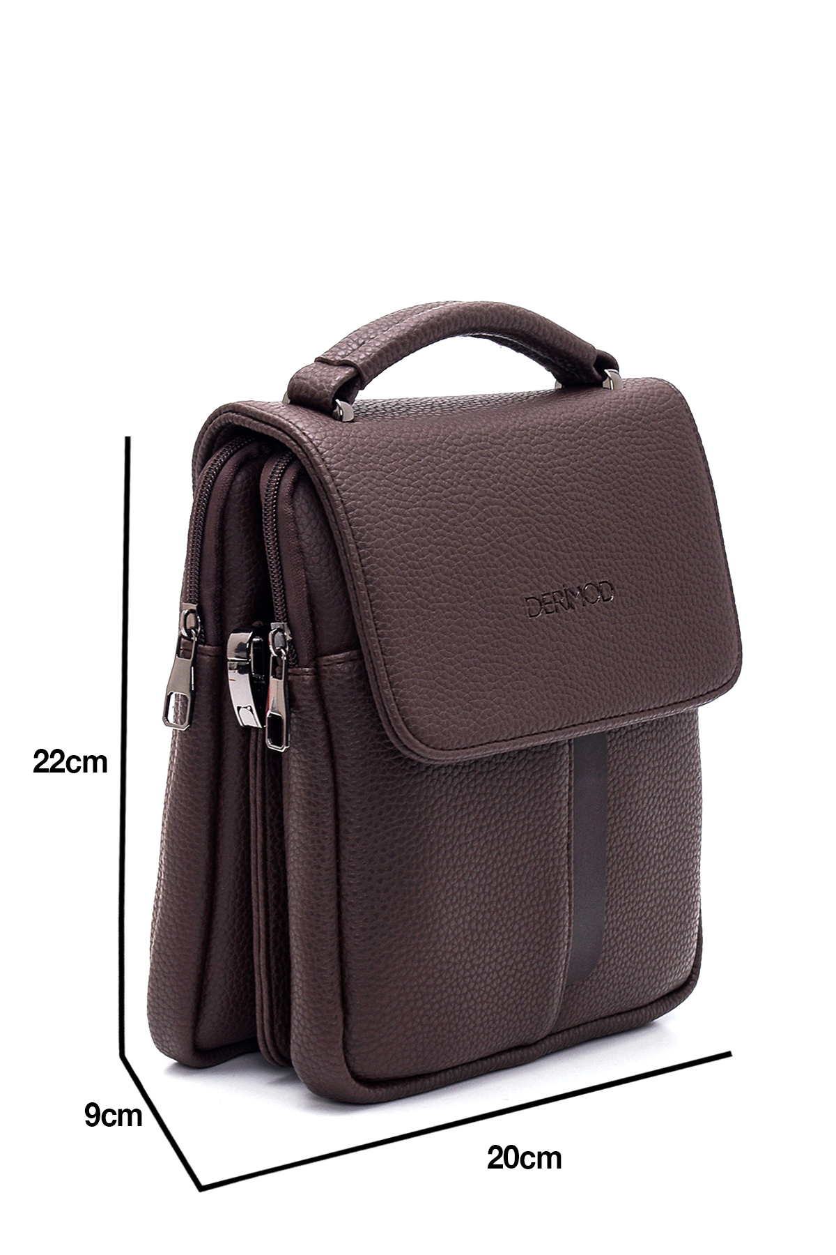 Derimod  Erkek Kahverengi Postacı Çanta 22SBD3500FT - Görsel 2