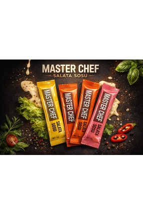 Masterchef Ekşili Sos ( SALATA SOSU ) MASTER CHEF 12 gr 500 Adet