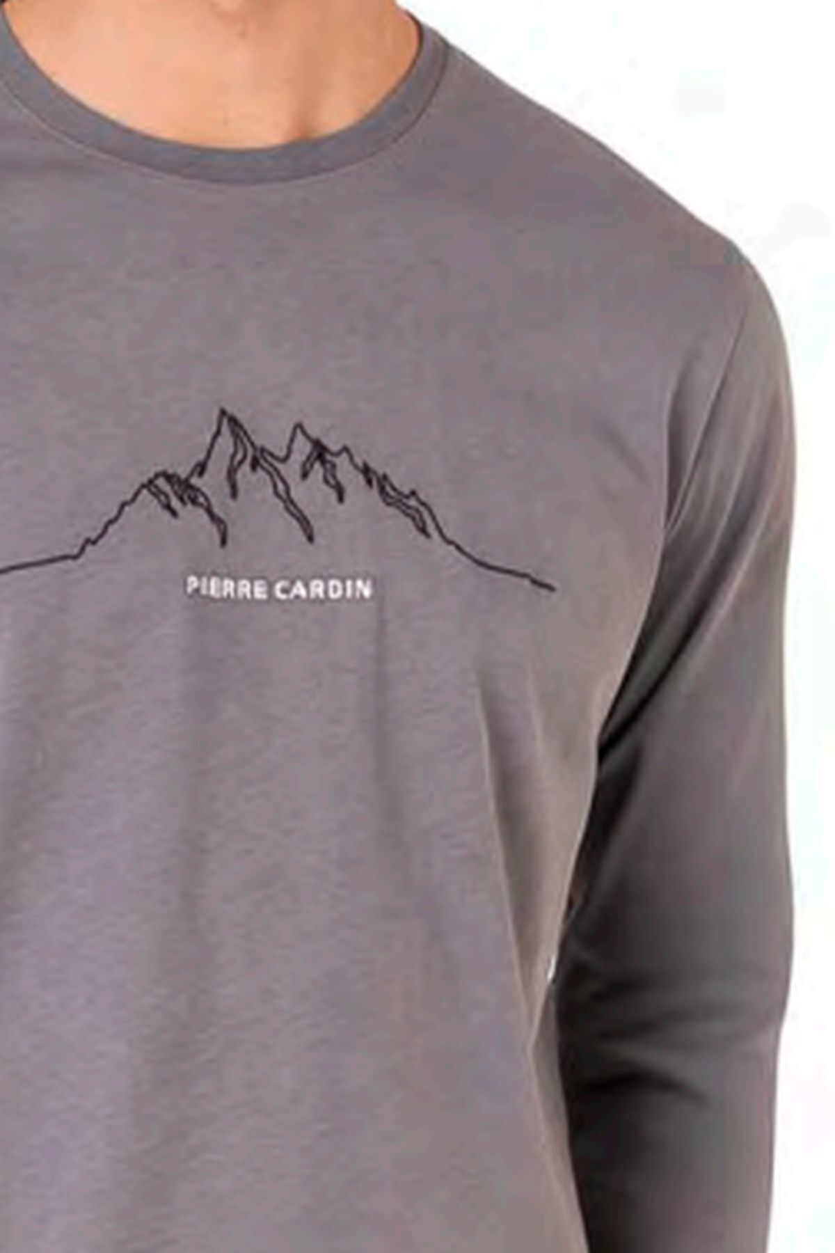 ست پیژامه و لباس خواب مردانه راسته فاق نرمال آستین بلند | پیر کاردین Pierre Cardin PCEP6101 - تصویر 2