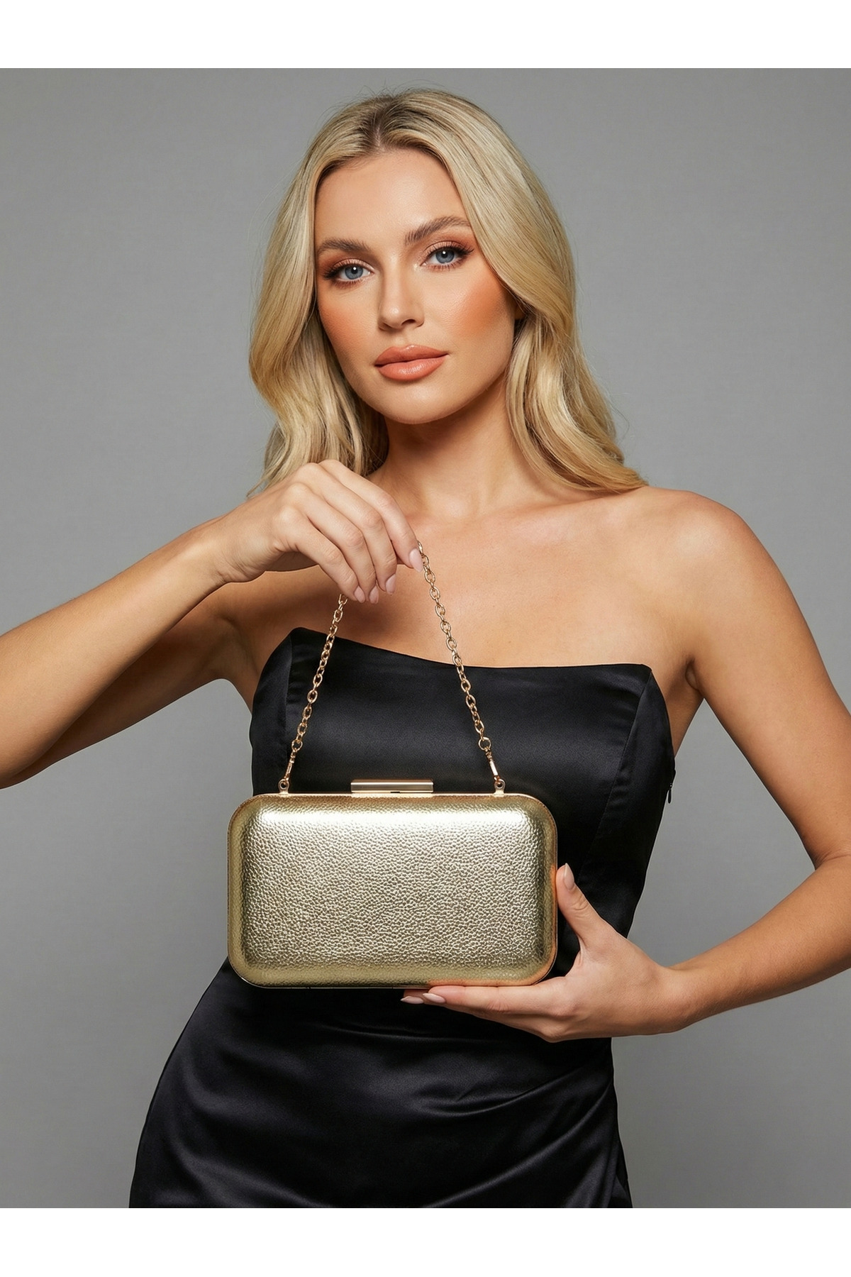 Gold Dore Color Crystal Patterned Evening Bag Evening Bag Wedding Engagement Portfolio