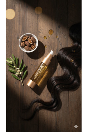 Mercuris Botanic Saç Onarıcı Serum – Isıya Karşı Koruyucu, Durulanmayan Bakım...