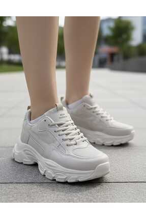 McDark Milano Bej Kadın Sneaker