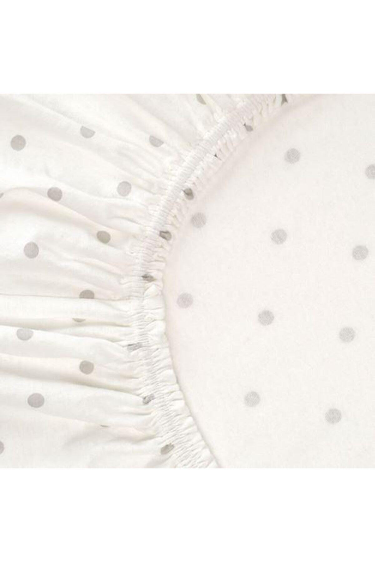 IKEA Lenast Lastikli Çarşaf Seti, Beyaz-kahverengi - 2li Paket fotoğrafı 2 (önizleme)