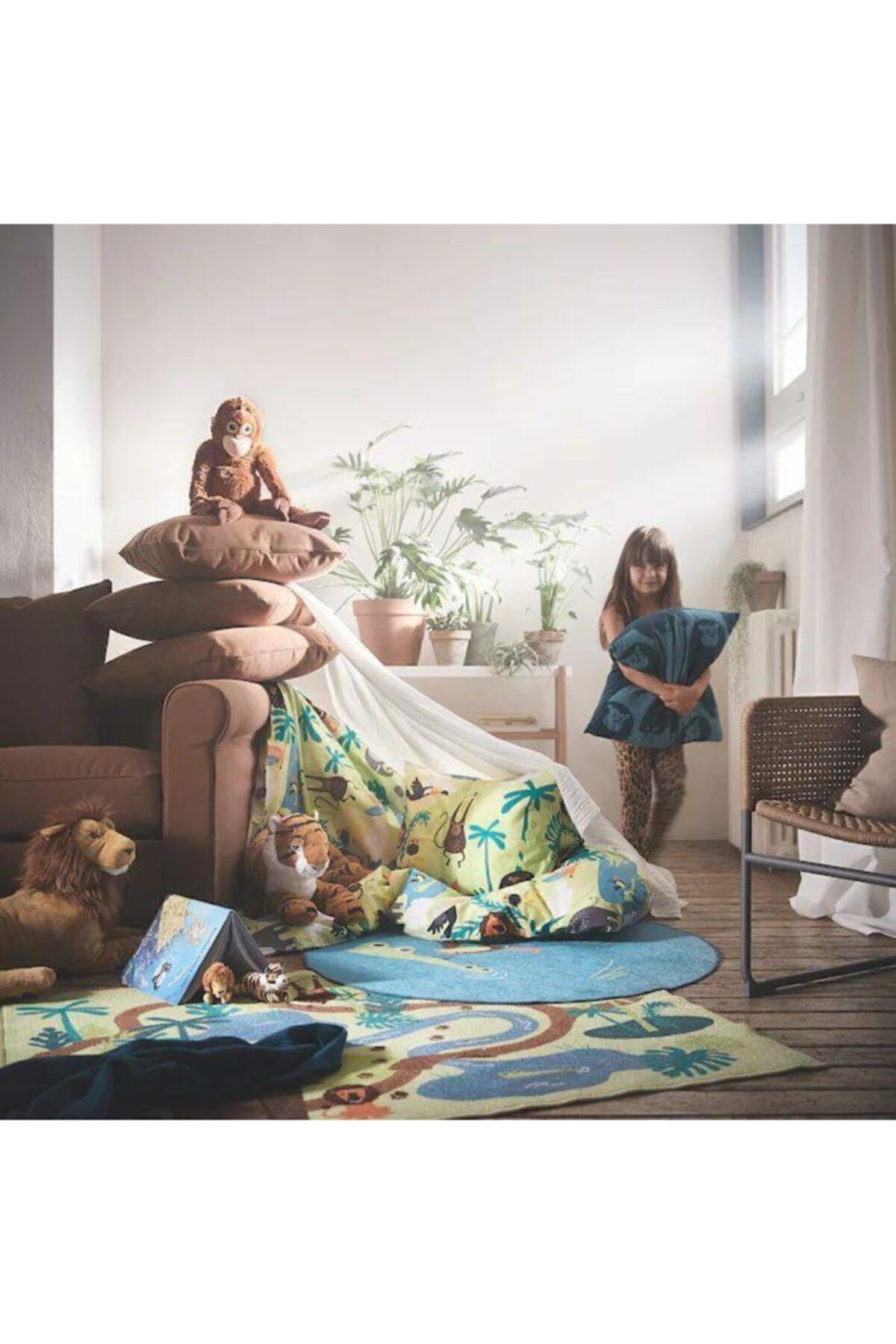 IKEA Yumuşak Oyuncak Maymun Orangutan Peluş Oyuncak 66 Cm fotoğrafı 5 (önizleme)