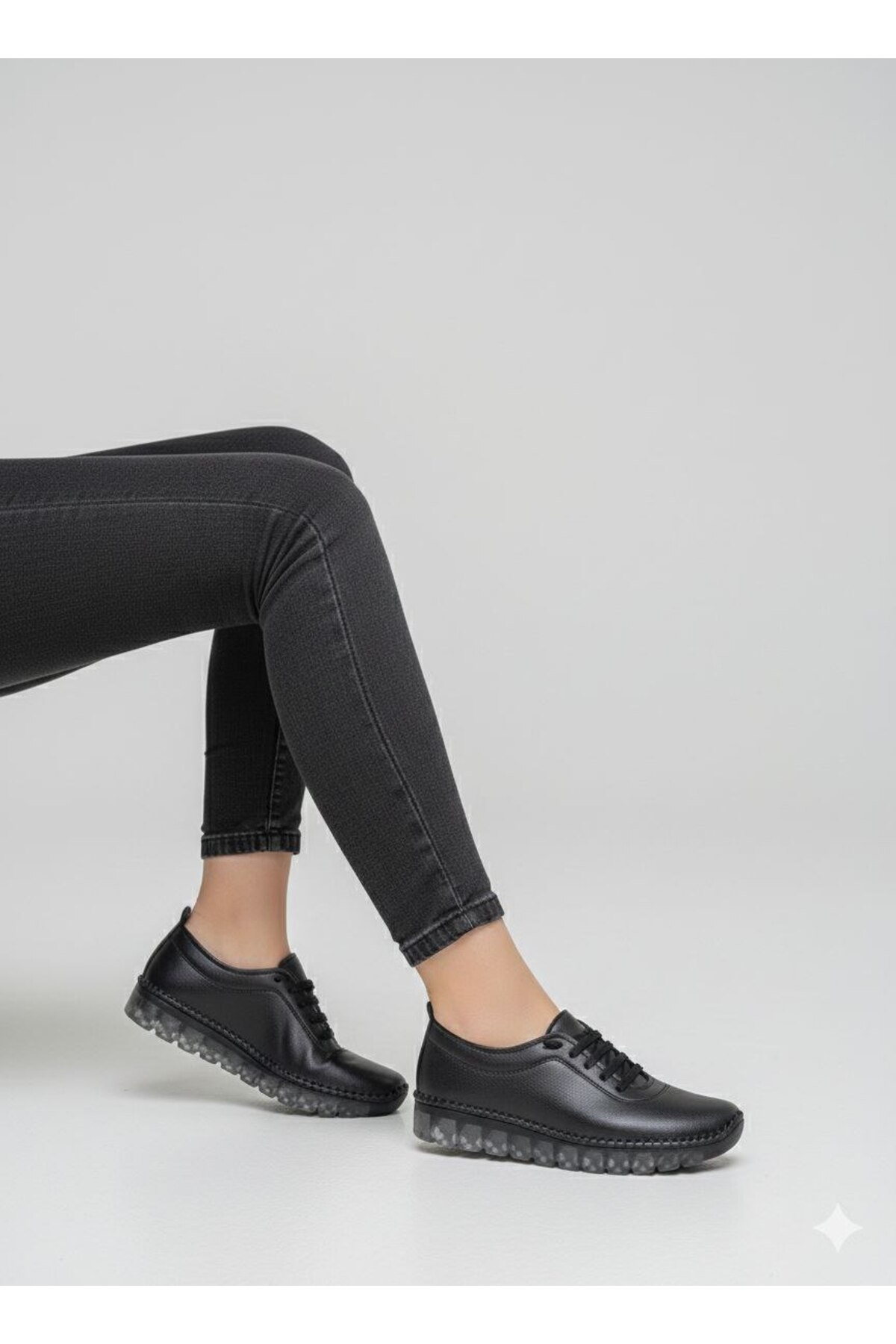 SH SİLVER MODA  Kadın Ortopedik günlük yumuşak Casual Ayakkabı - Görsel 2