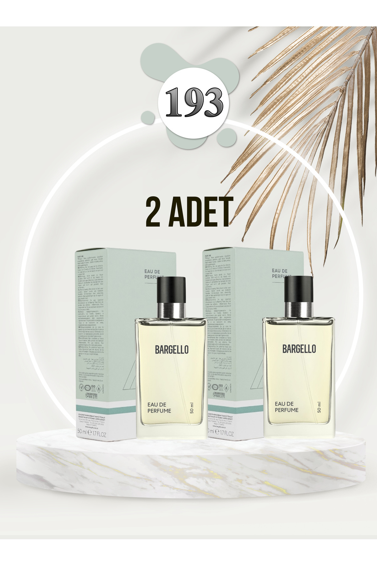 193 Oriental Edp 2 Adet X 50 ml Unisex Parfüm — 2BARGELLO193 — تصویر 2 از 2