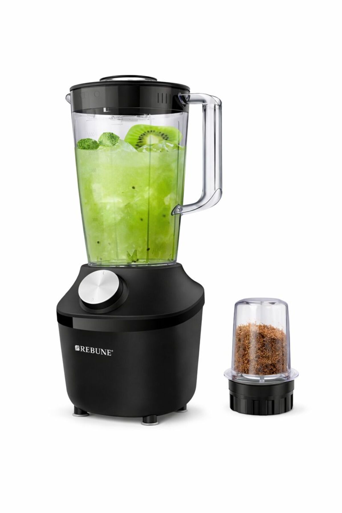 خلاط كهربائي ومطحنة توابل ريبون 650 واط - 1.8 لتر - RE-2-195