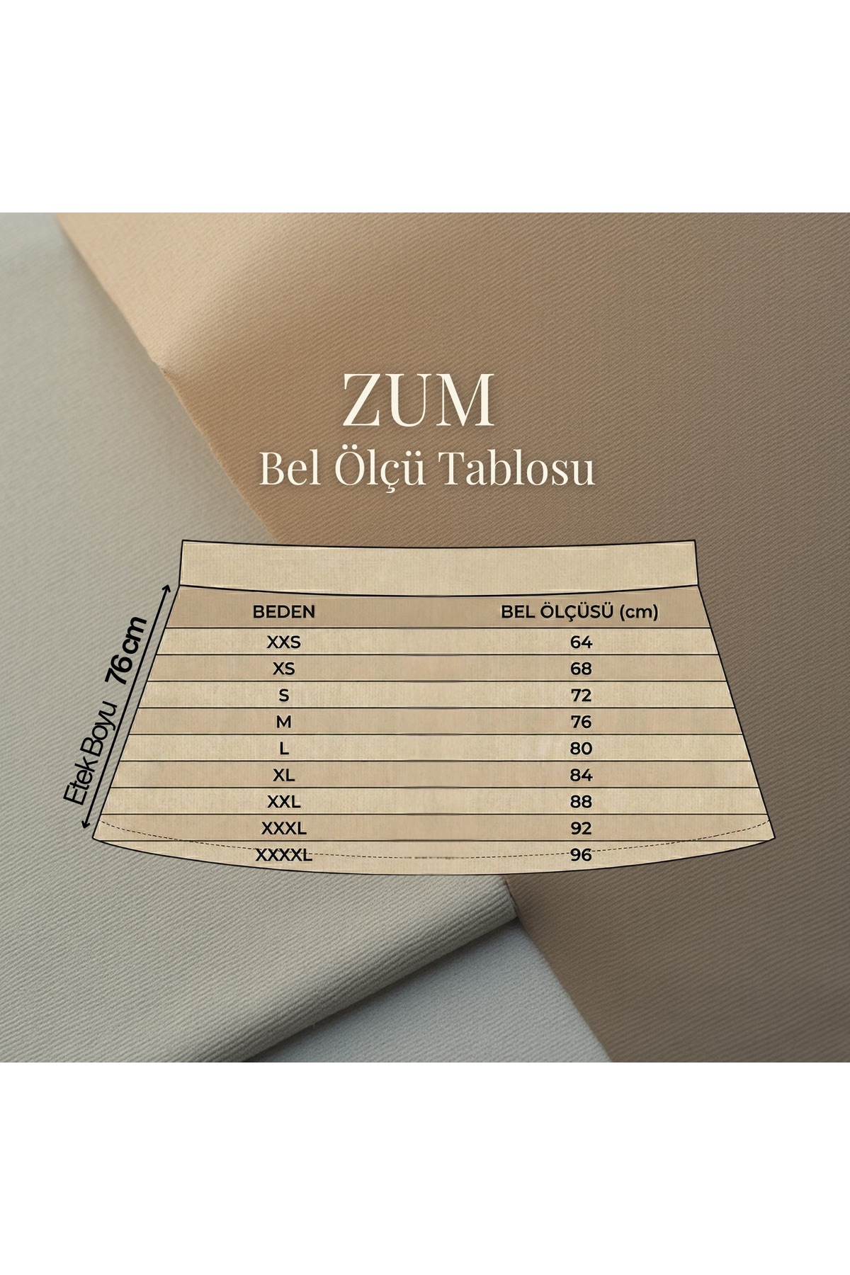 ZUM  Diz Altı Kırmızı Selanik Kadın Kloş Midi Etek Yüksek Bel Lastikli Salaş Çan Etek - Görsel 2