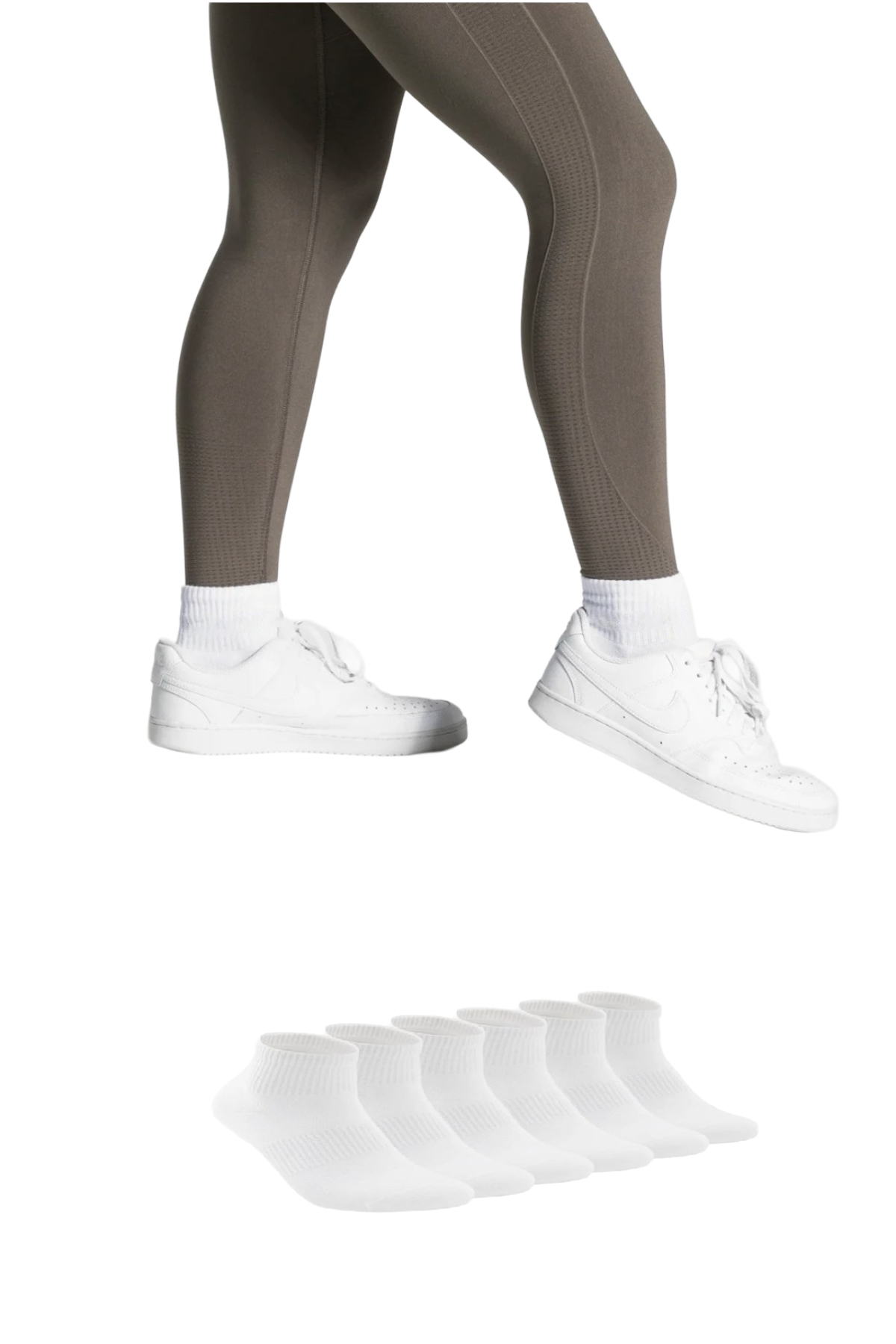 Ozzy Socks 6 Çift Logosuz Beyaz Dikişsiz Pamuklu Kisa Tenis Unisex Çorap