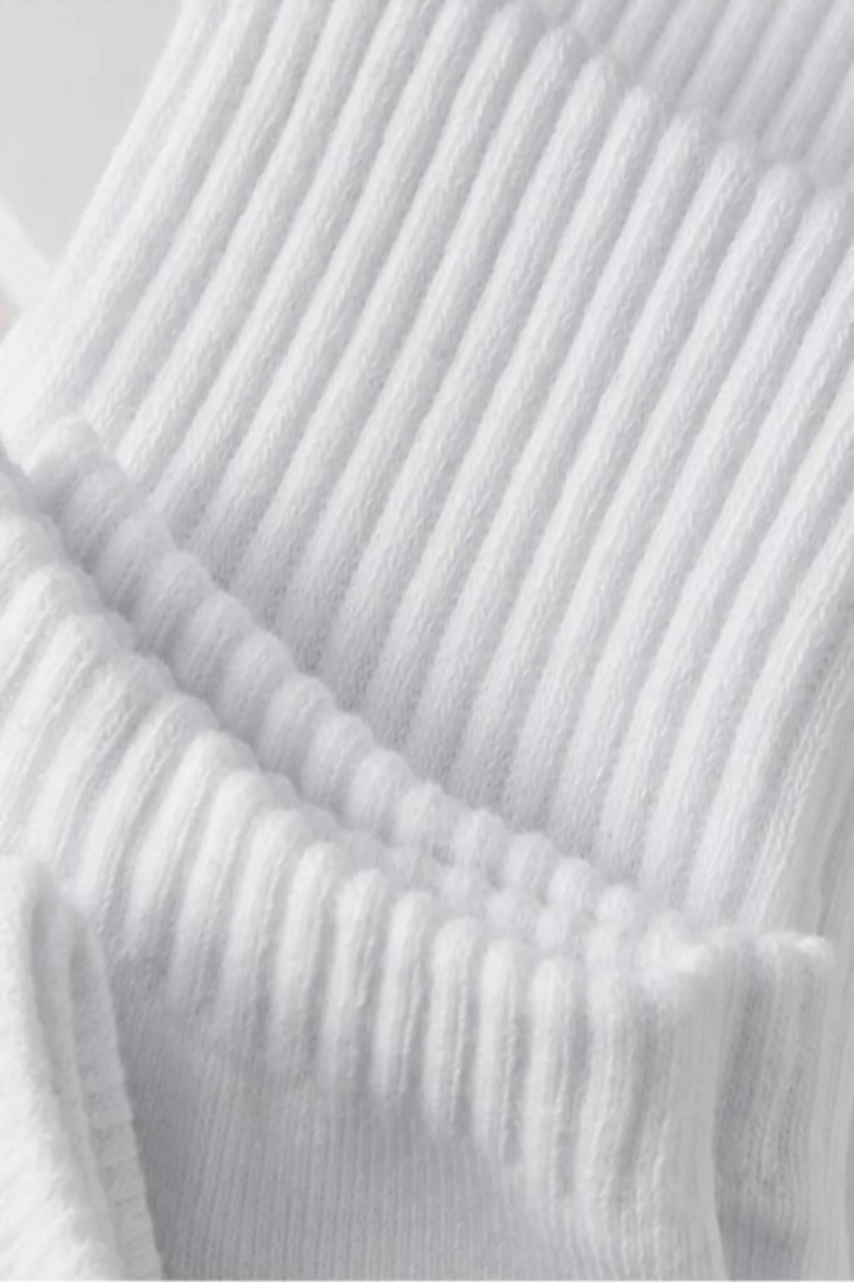 Ozzy Socks 6 Çift Logosuz Beyaz Dikişsiz Pamuklu Kisa Tenis Unisex Çorap görsel 3