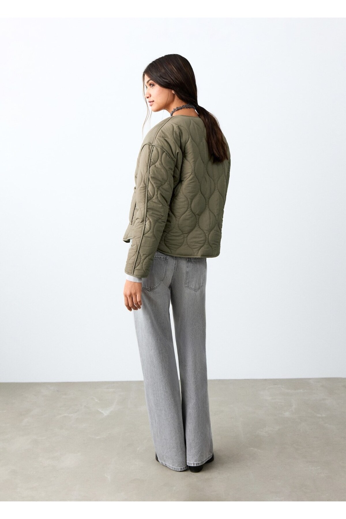 MANGO Teen  Kapitone ceket - Görsel 4