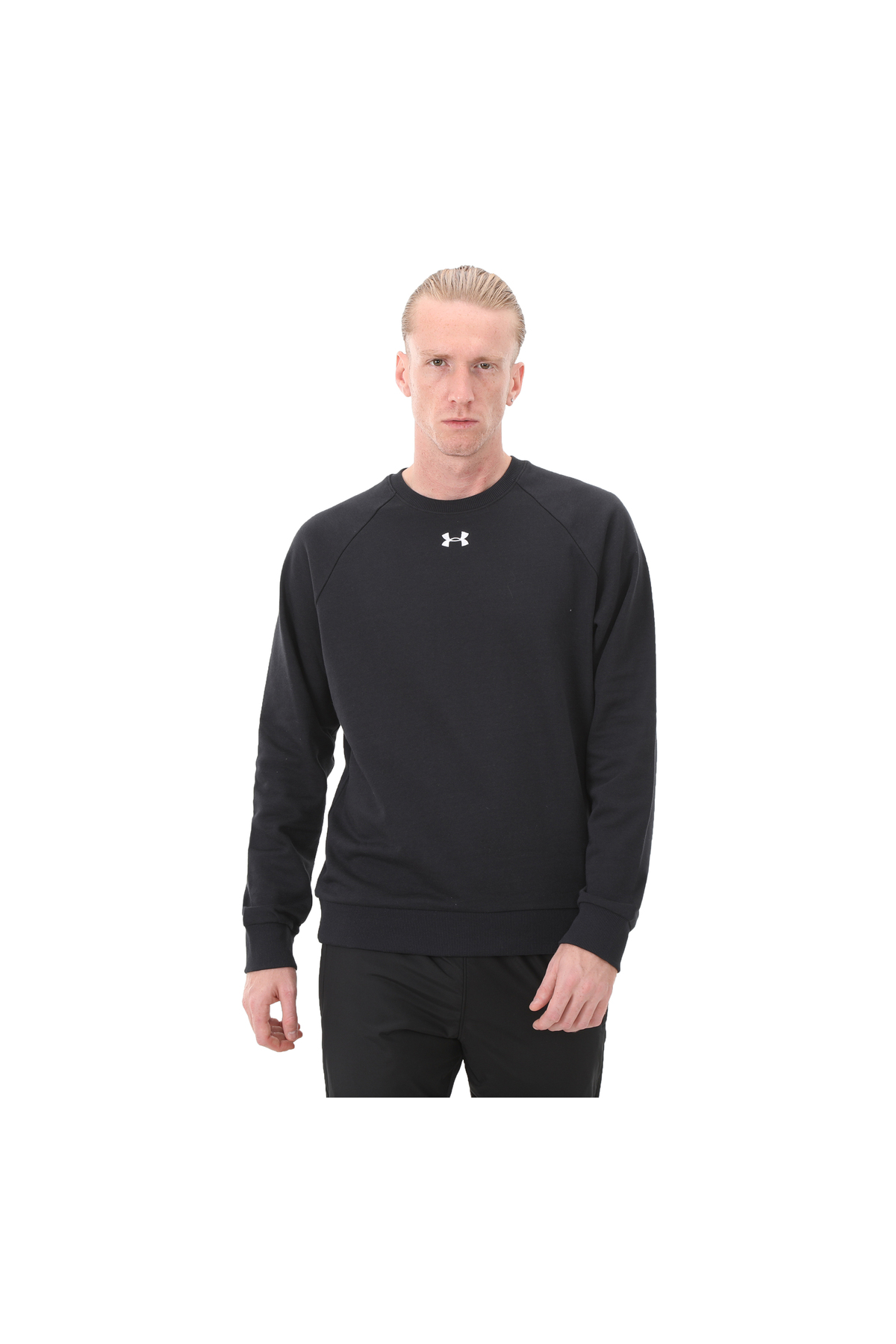 آندر آرمور سویشرت مردانه UA Rival Fleece Crew مشکی A1379755-001-001
