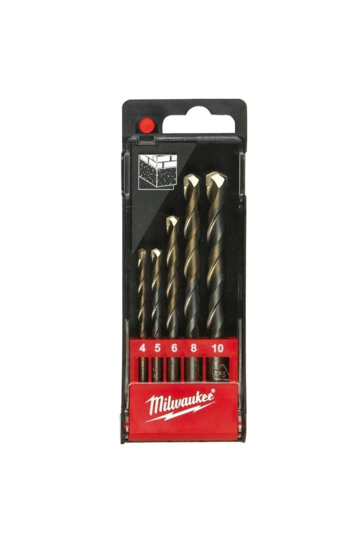 Concrete Drill Bit Set 5 Pieces 4,5,6,8,10 Mm (T4932352333)