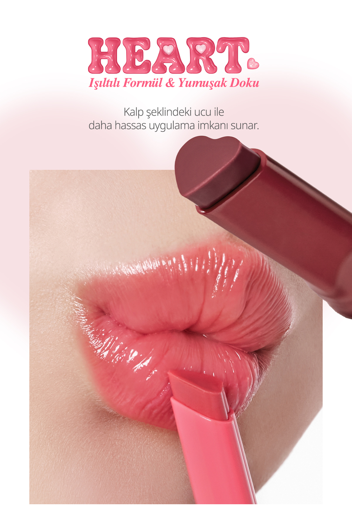 Yoğun Nemlendirici, Parlak Bitişli Balm PERIPERA Heart Jam Glow Lip (2 Berry Milktea) — صورتی 111112 — تصویر 7 از 9