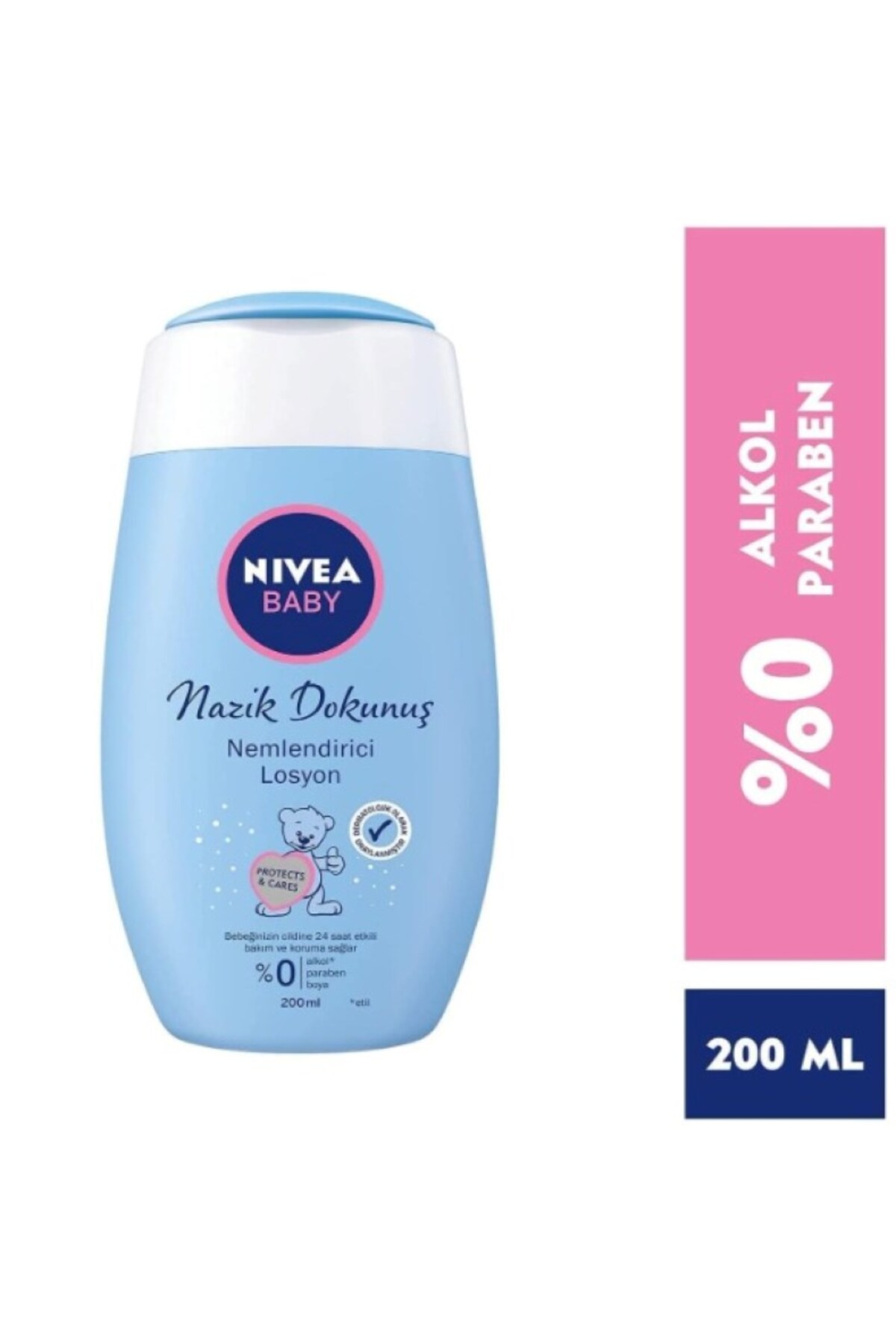 Nivea Baby Baby Bebek Nemlendirici Losyon 200ml, Hassas Cilt, Bebek Cilt Bakım, Yoğun Nemlendirme fotoğrafı 3 (önizleme)