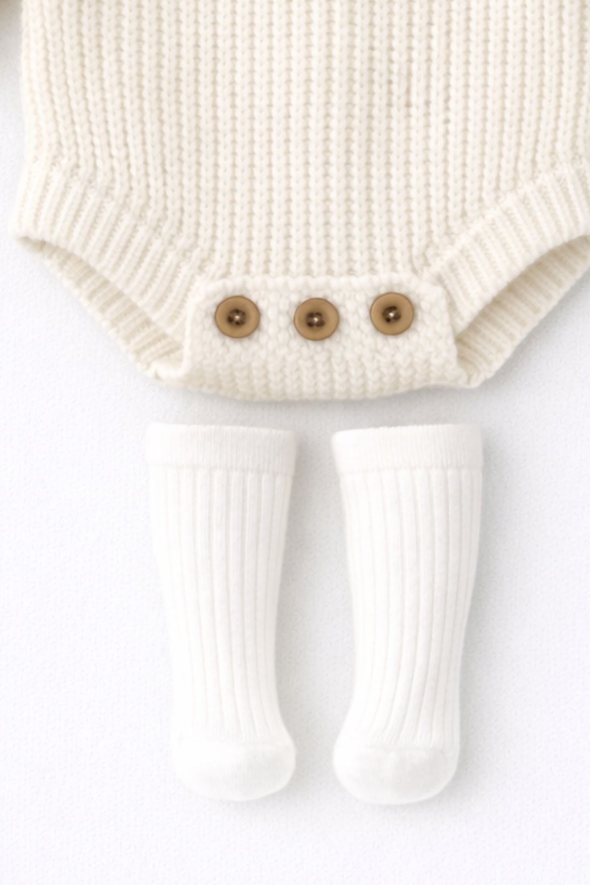 Minytrendy Kız Erkek Bebek İsim Nakışlı Konsept Çekim Triko Yenidoğan Body Uzun Kollu Bebek Zıbını Hediyelik fotoğrafı 6 (önizleme)