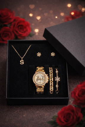 Arzu Butik kişiye özel kadın kol saati, saat bileklik kolye küpe hediye seti ...