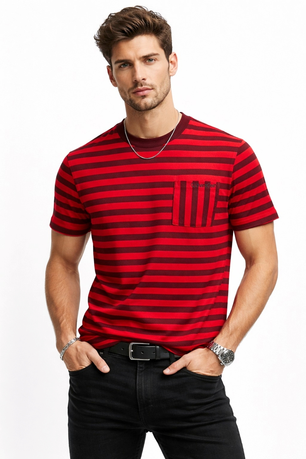 کلوین کلاین تی‌شرت مردانه نخی ارگانیک