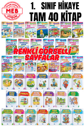 TEK YAYINCILIK 1. Sınıflar Için Okumayı Hızlandıran Eğlenceli Hikaye Seti 40 ...