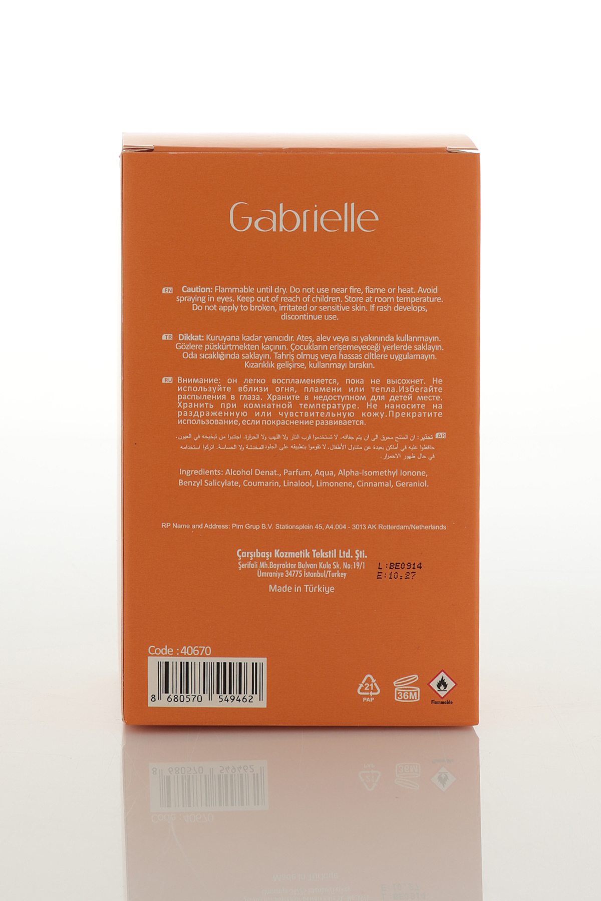 3'Lü Set Alberto Taccini GABRIELLE Kadın Parfümü -100 ml — 88820 — تصویر 6 از 8
