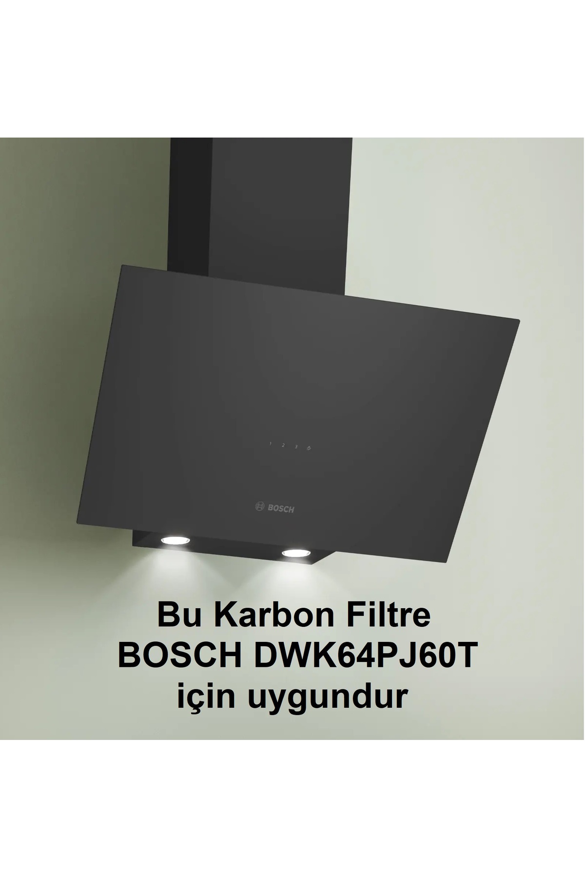 Bosch DWK64PJ60T Davlumbaz Karbon Filtre DWZ6HK1Q2 2li 1Takım
