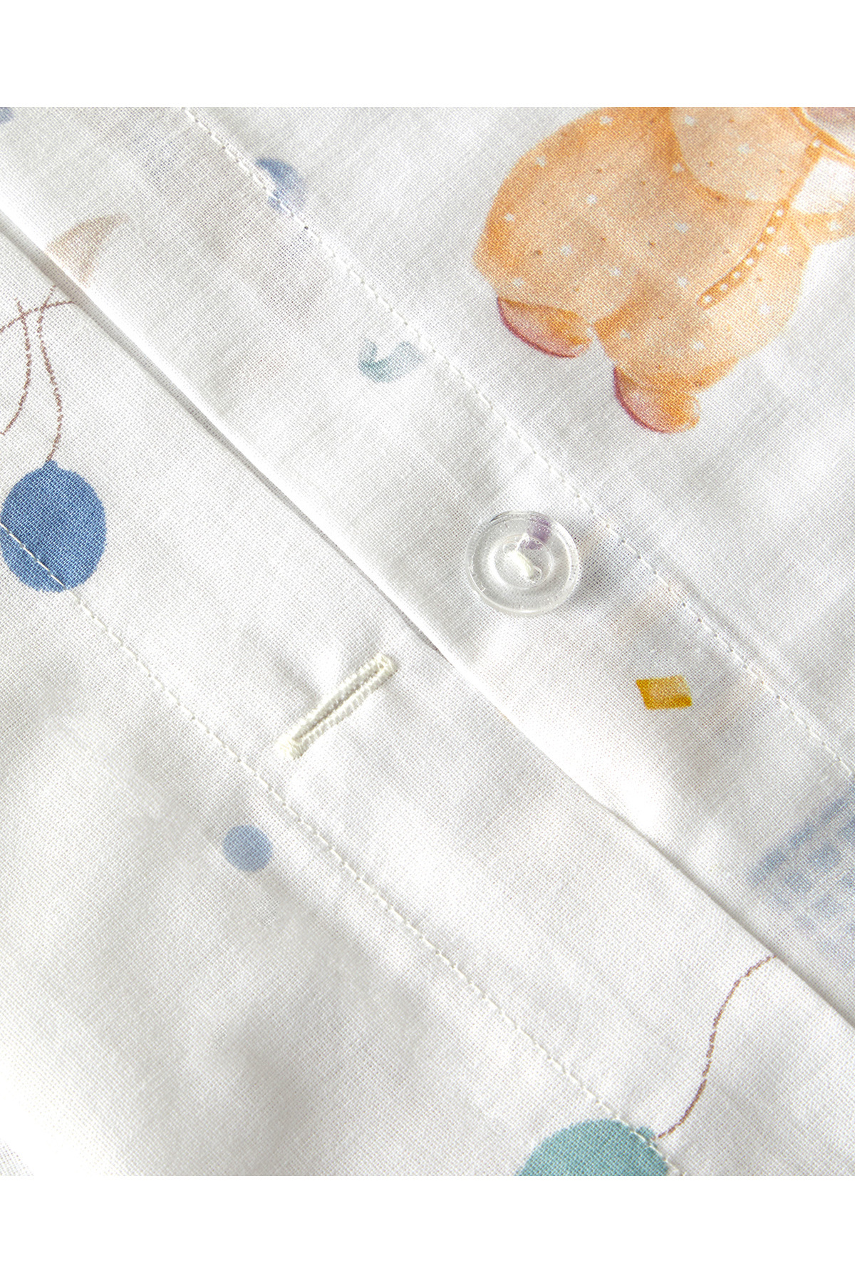 English Home Pretty Bunny Pamuklu Bebe Nevresim Takımı Mavi fotoğrafı 5 (önizleme)