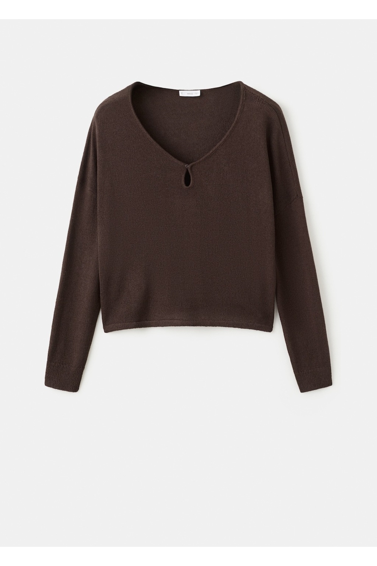 MANGO Teen  Cut-out detaylı örgü kazak - Görsel 3