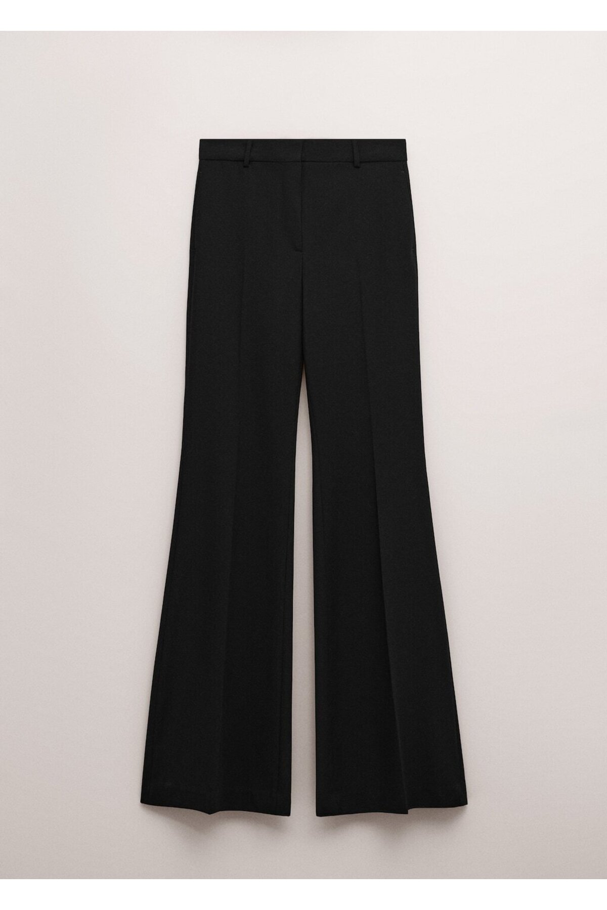 MANGO  Orta belli wideleg pantolon - Görsel 3