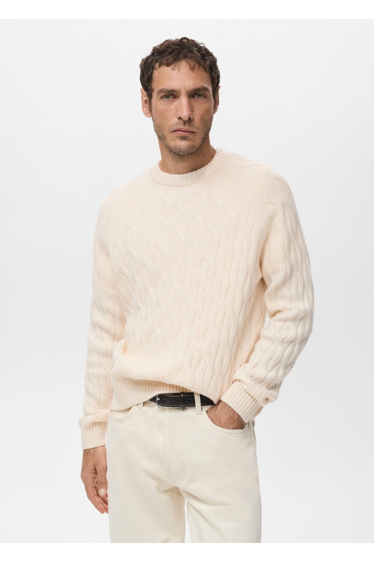 مانگو ژاکت بافتنی بافتنی