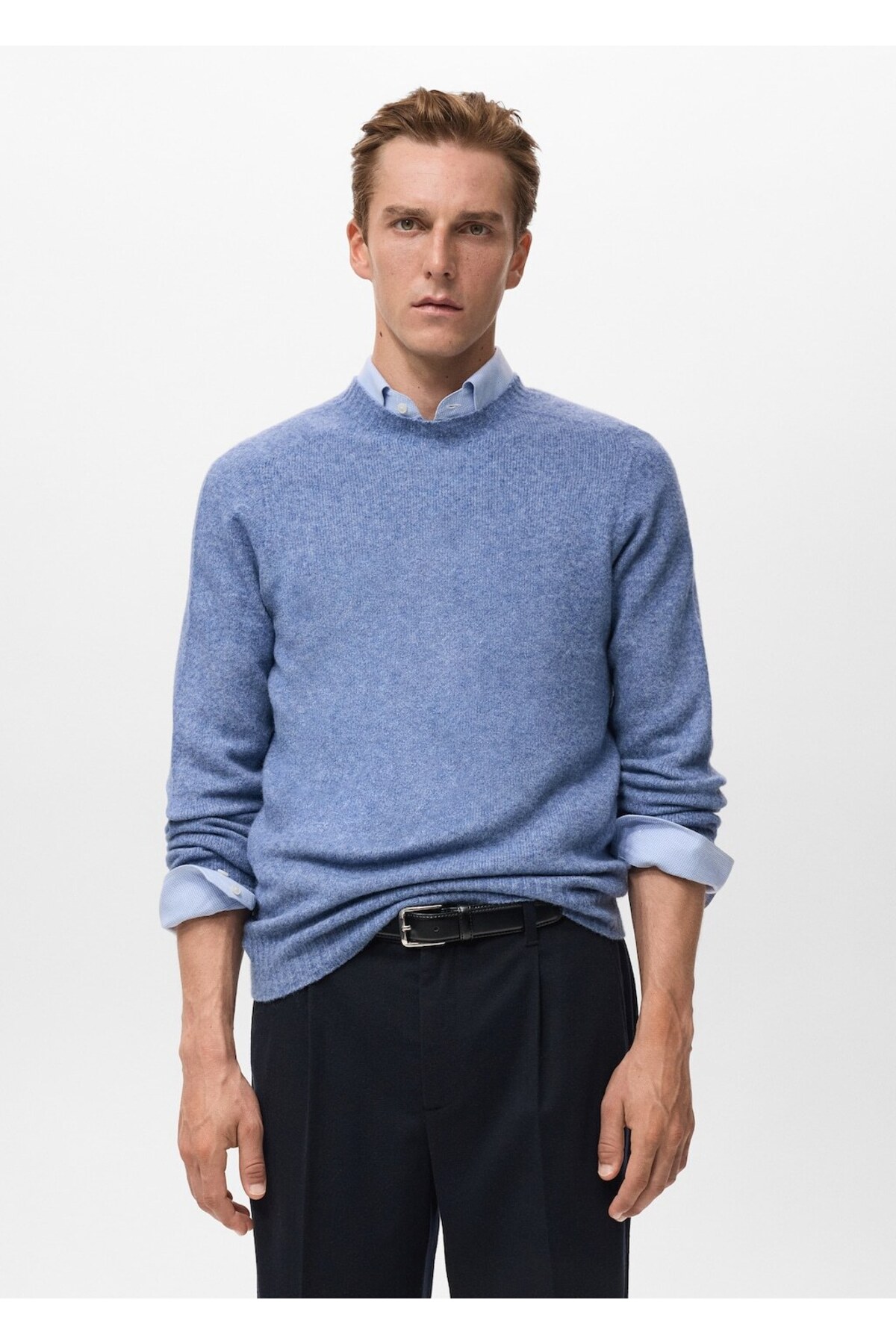 مانگو ژاکت بافتنی پشمی ترکیبی