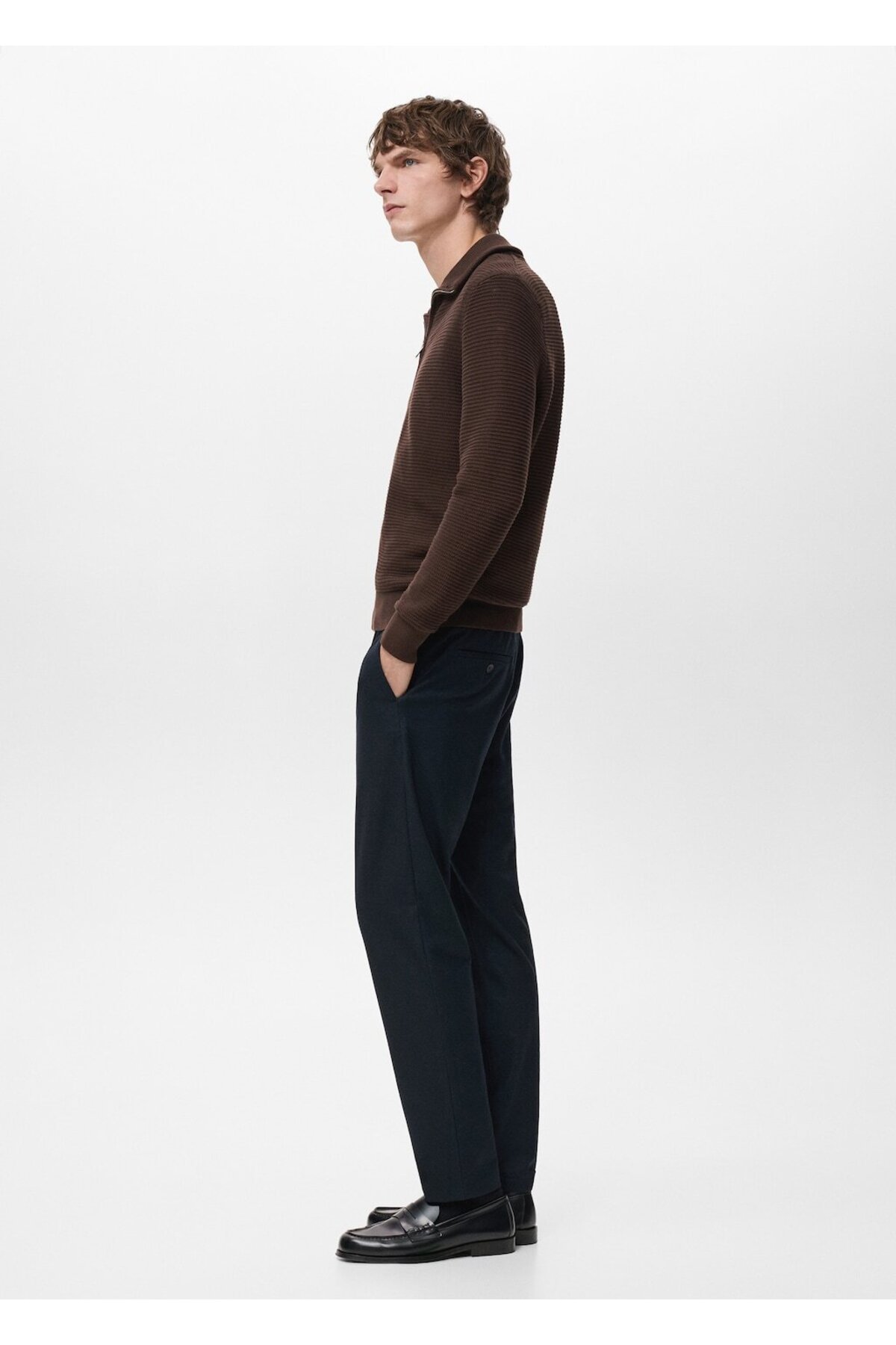 شلوار مردانه راسته فاق نرمال | مانگو MANGO Man 27051186 - تصویر 7