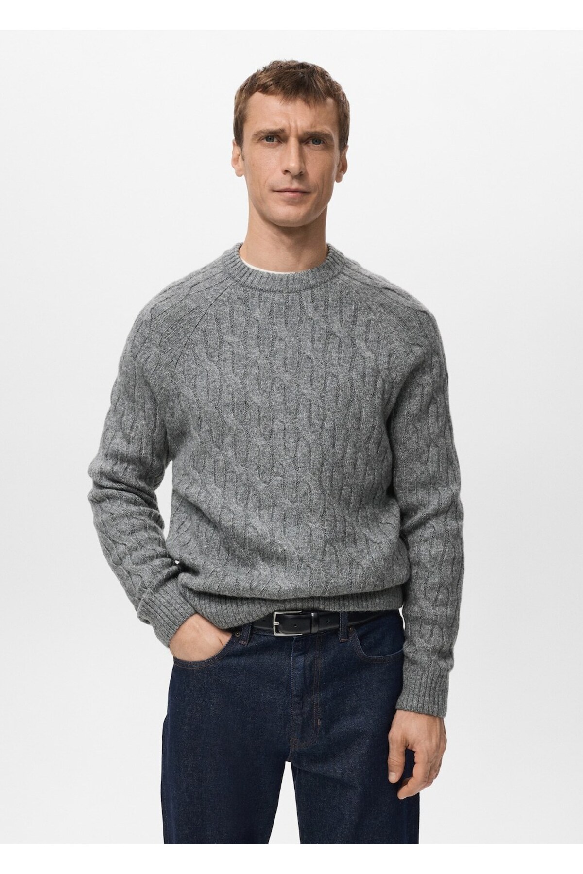 مانگو ژاکت بافتنی بافتنی