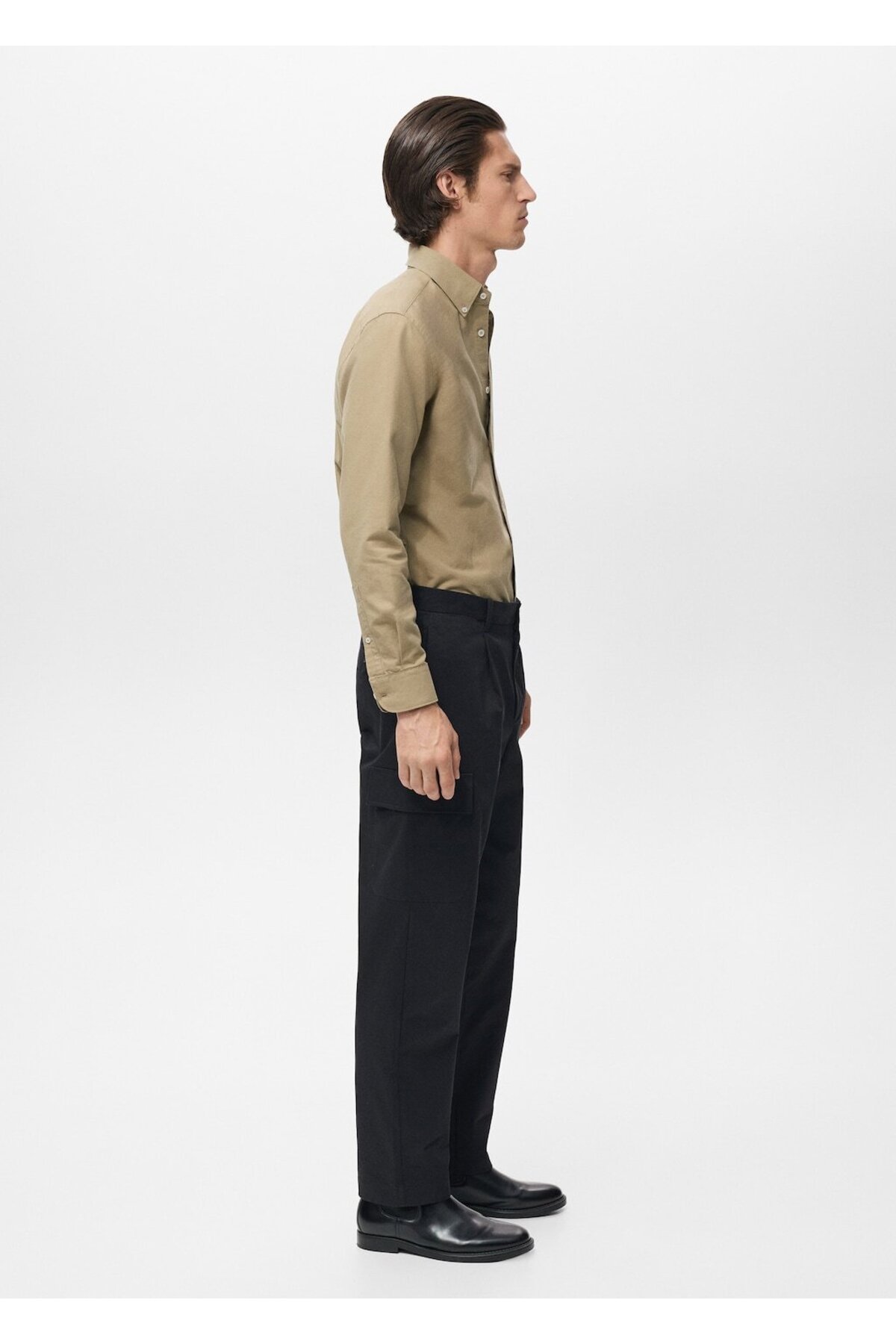 شلوار مردانه راسته فاق نرمال | مانگو MANGO Man 17025971 - تصویر 8