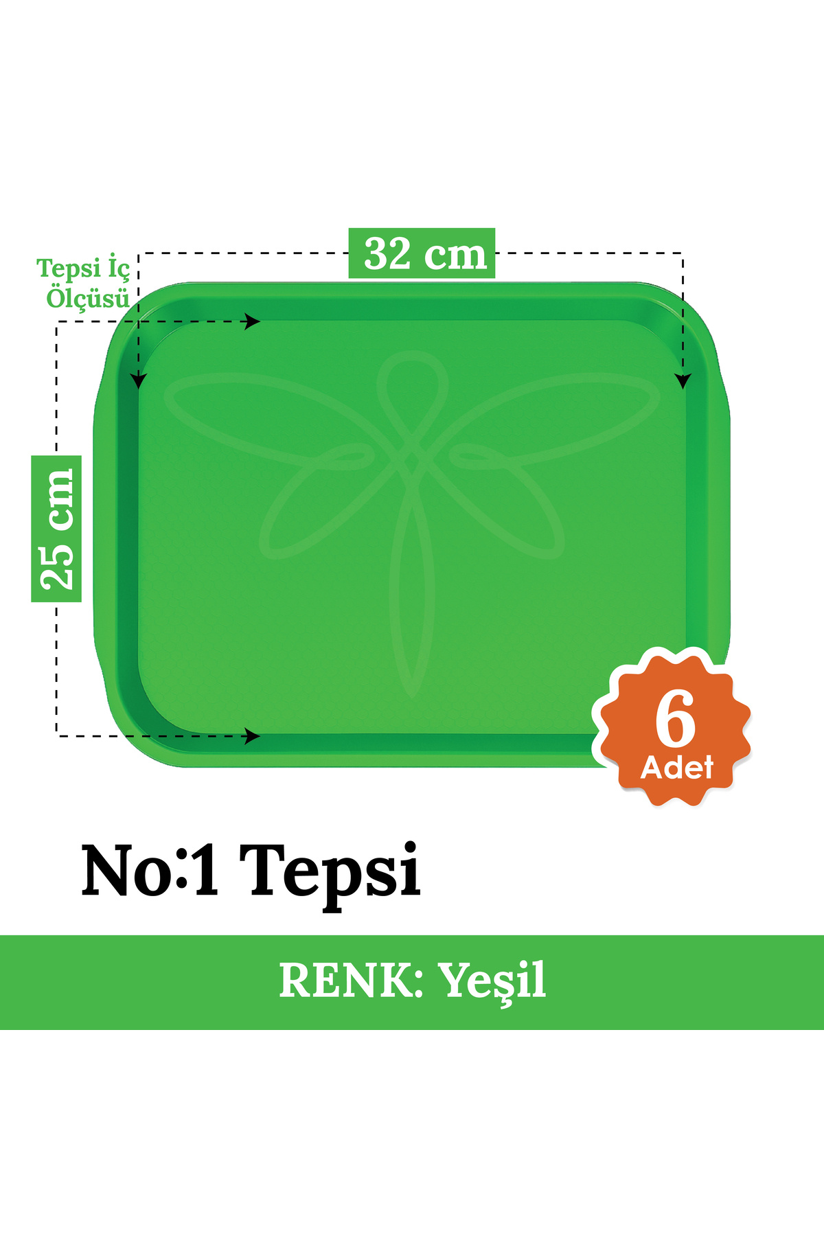 No1 Fast Food Tray - Serving Tray - Serving Tray 27*36