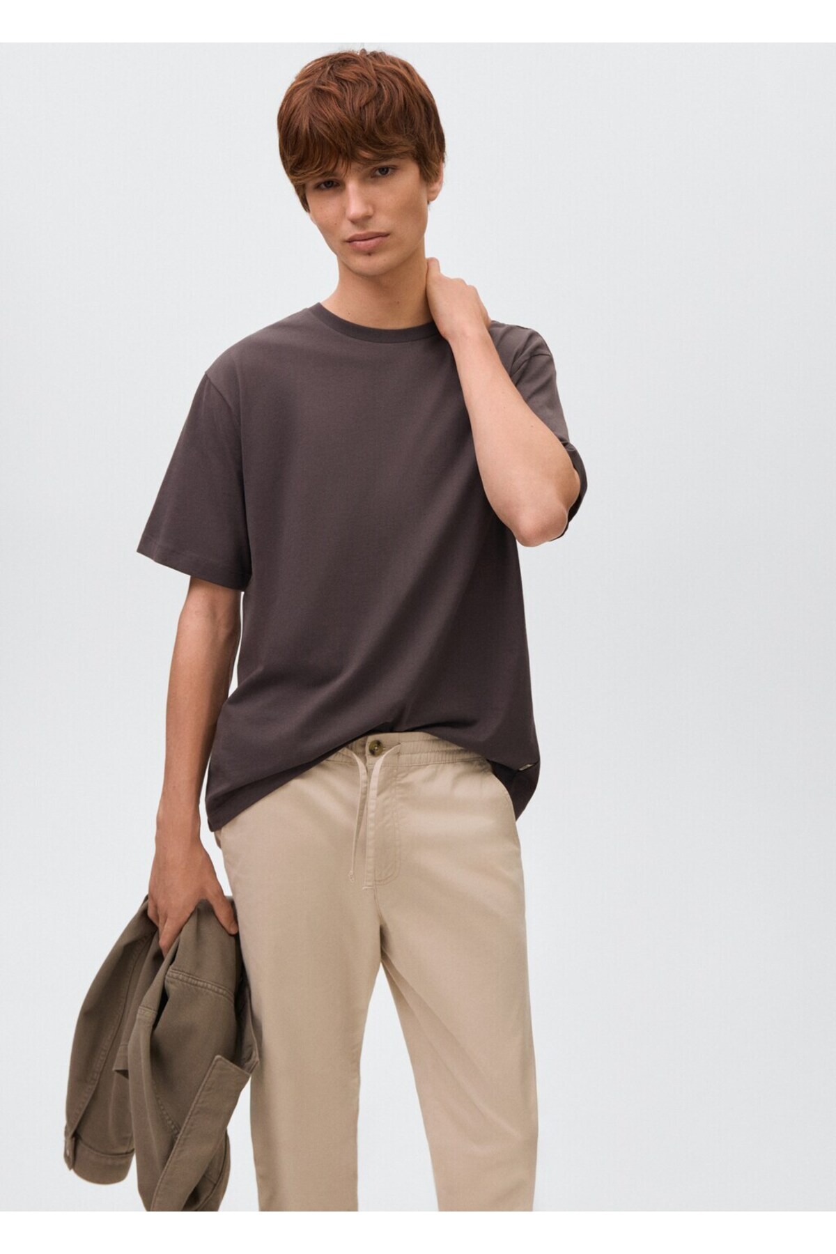 شلوار مردانه راسته فاق نرمال | مانگو MANGO Teen 17002918 - تصویر 6
