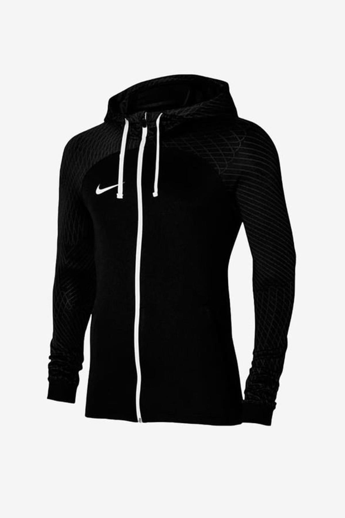 نایکی کاپشن مردانه مشکی کلاه دار TRK مدل DR2571-010 مدل M Nk Df Strk23