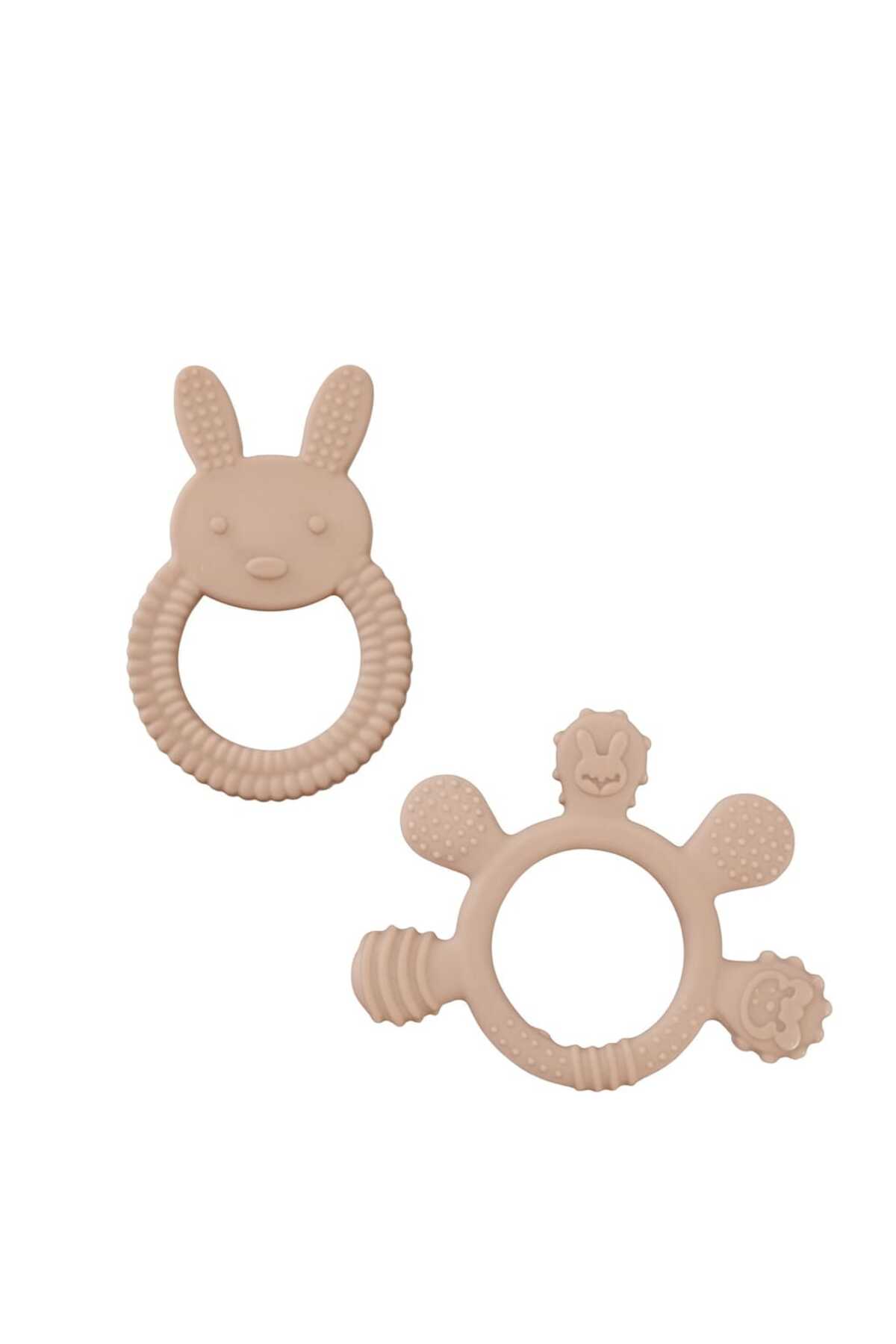 CKM silikon Bebek Diş Kaşiyici 2li Tavşan Model Parmak Model Dişlik fotoğrafı 2 (önizleme)