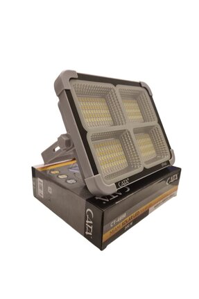 Cata 200W ÜÇ RENK TAŞINABİLİR ŞARJLI SOLAR PROJEKTÖR
