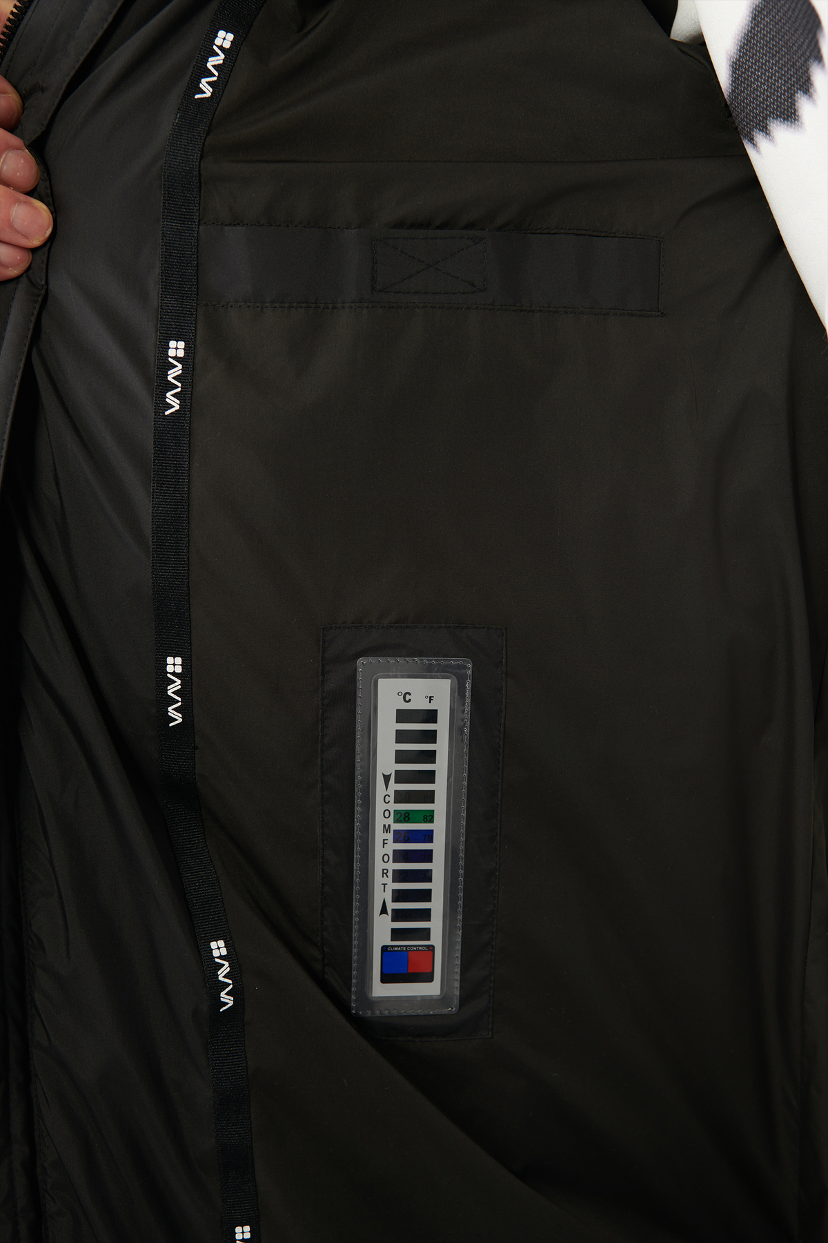 Avva  Erkek Siyah Kaz Tüyü Dolgulu Kapüşonlu Uzun Kaban A32Y6021 - Görsel 7